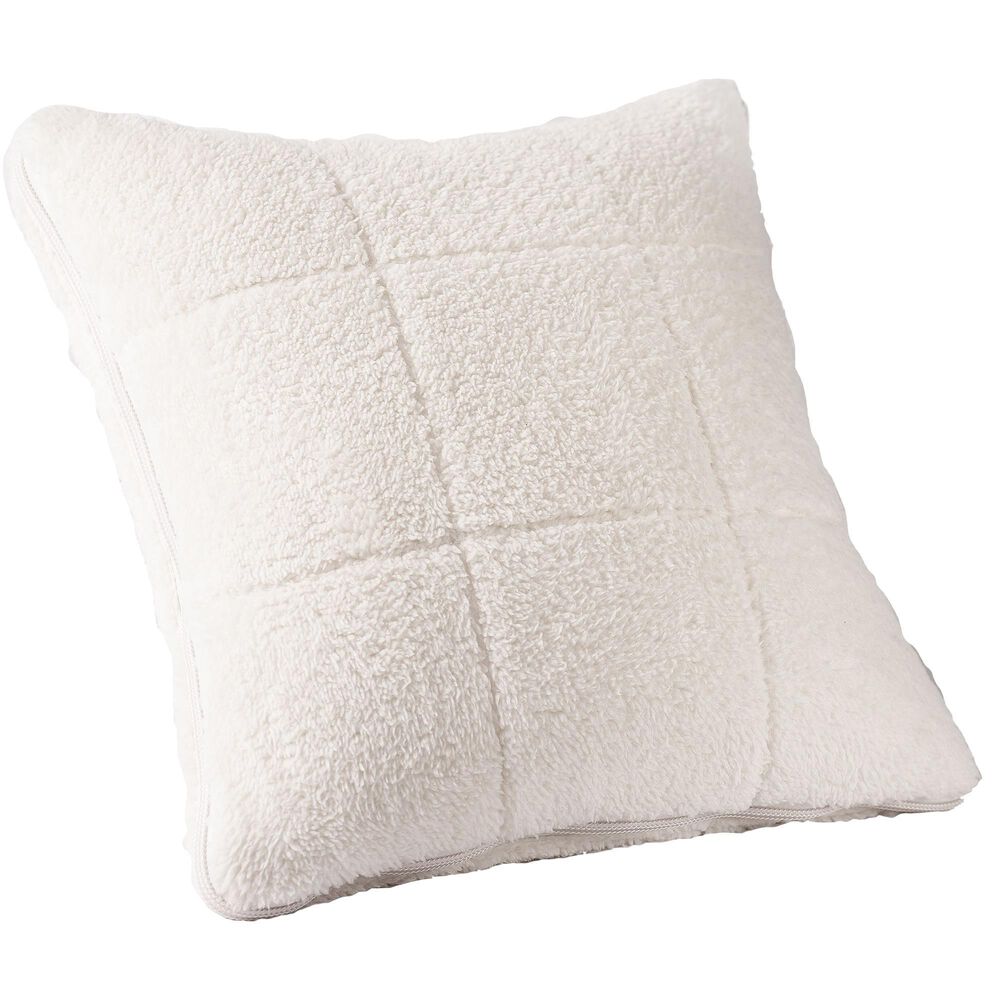 Allied Home Sherpa 2-In-1 Packable Throw in Cream, , large