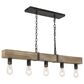Golden Lighting Garrett Linear Pendant in Antique Black, , large