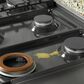 Cafe 48" Natural Gas Rangetop with Integrated Griddle in Stainless Steel and Brushed Stainless, , large