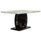Sunset Dyane 7-Piece Counter Height Dining Set in Black and Silver Chrome, , large