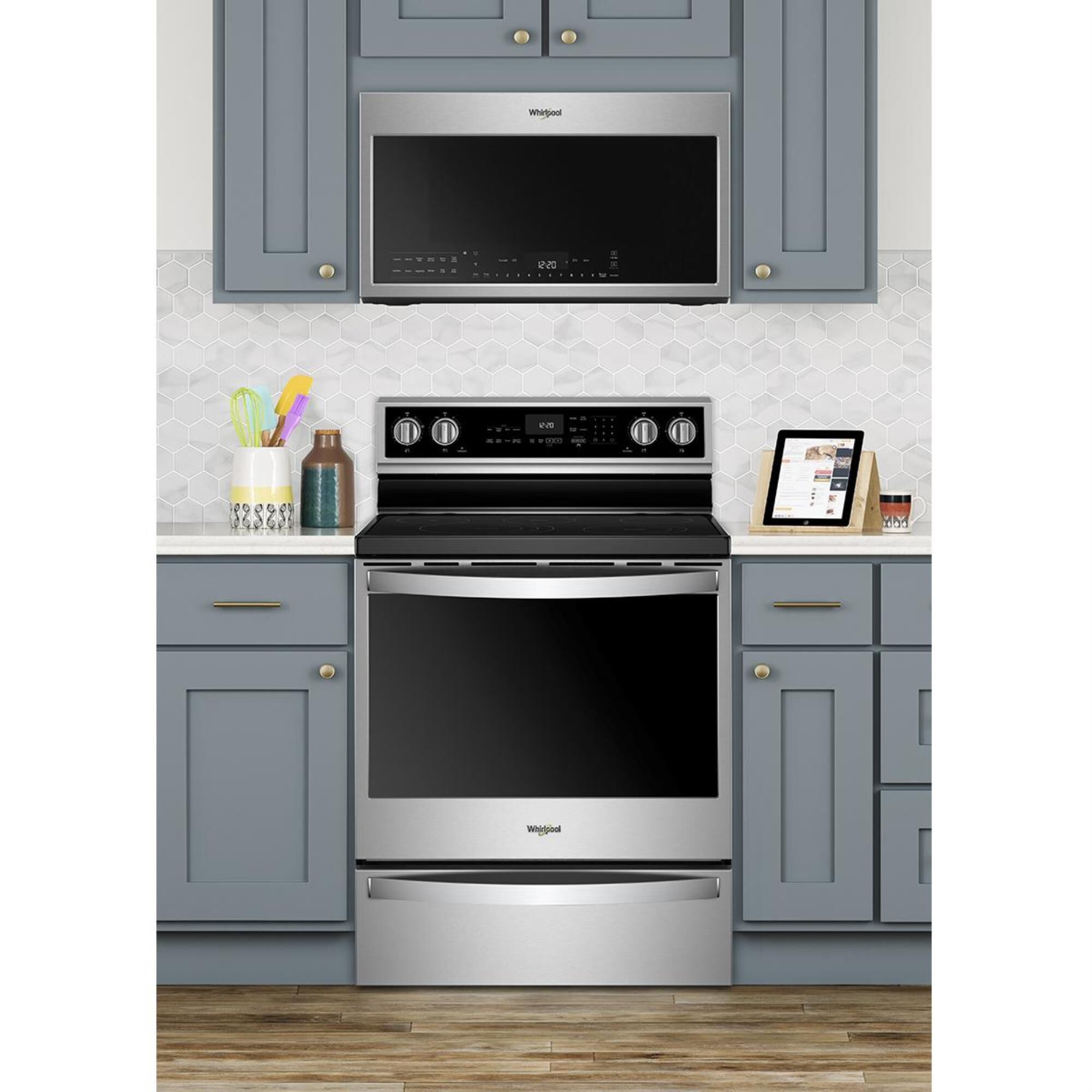 Whirlpool electric convection range sale