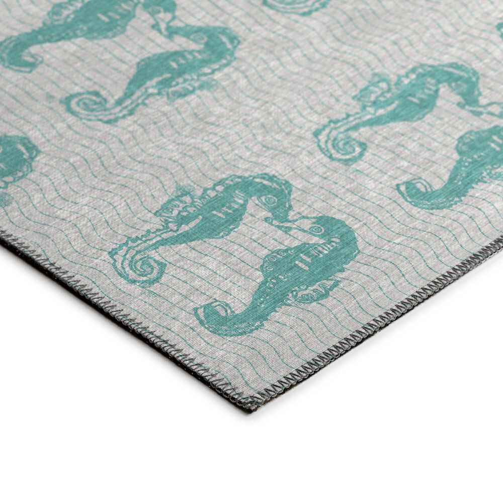 Dalyn Rug Company Seabreeze SZ15 6&#39; x 9&#39; Teal Area Rug, , large