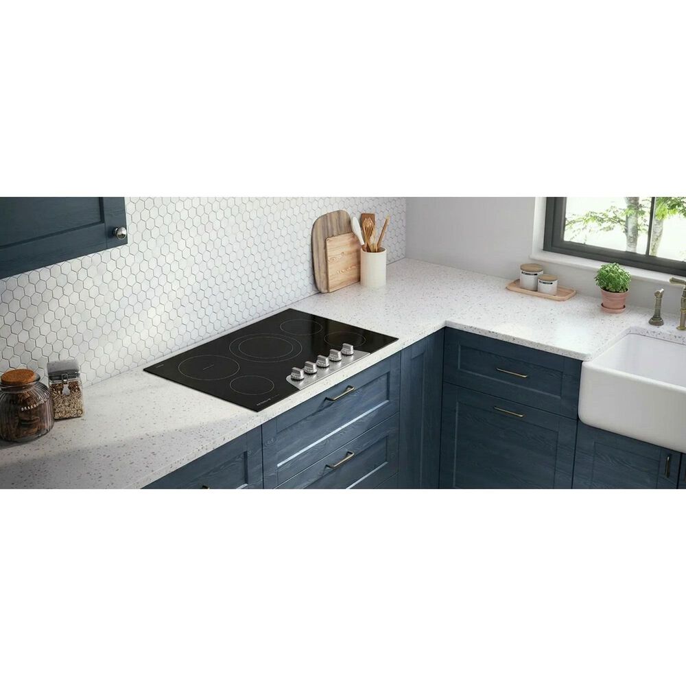 Frigidaire Gallery 36" Electric Cooktop with 5 Element in Stainless Steel and Black, , large