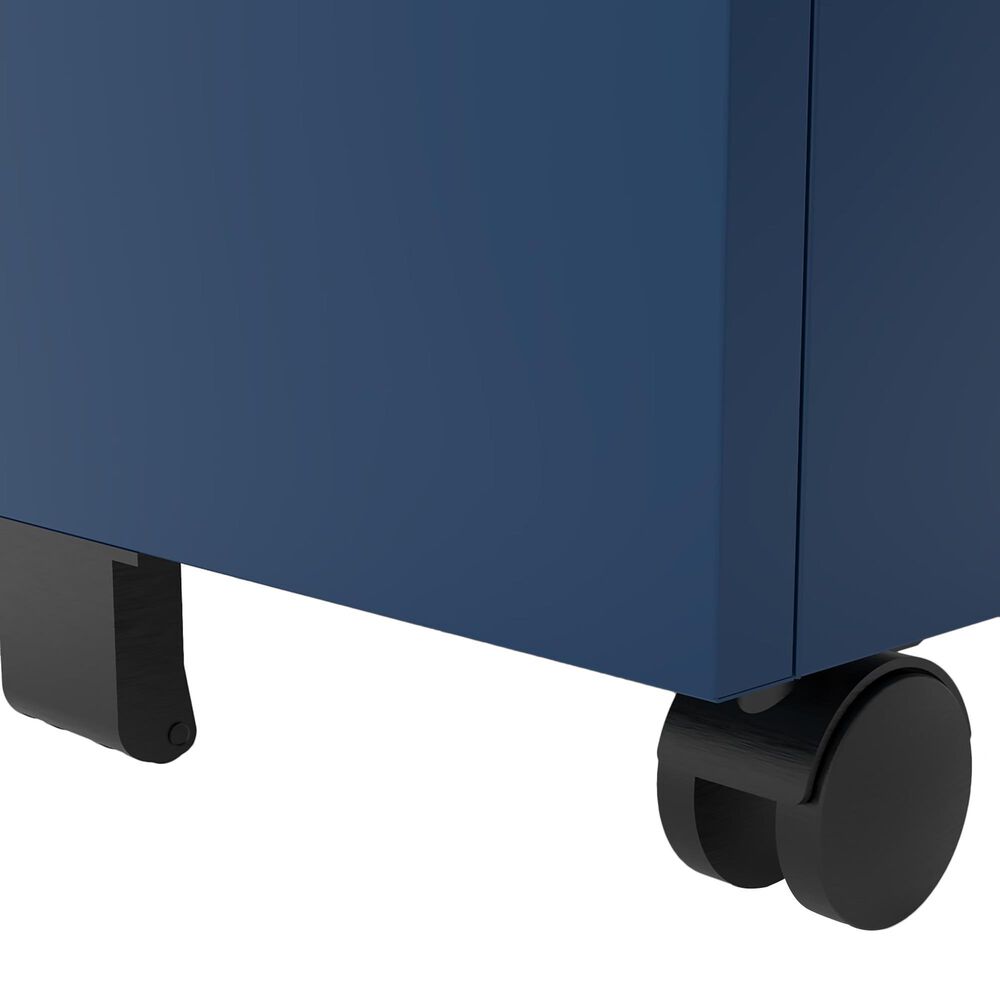 Furniture of America Crenshaw File Cabinet in Navy Blue, , large