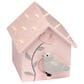 Lambs and Ivy Petals Table Top Night Light LED Lamp in Pink and Gray, , large