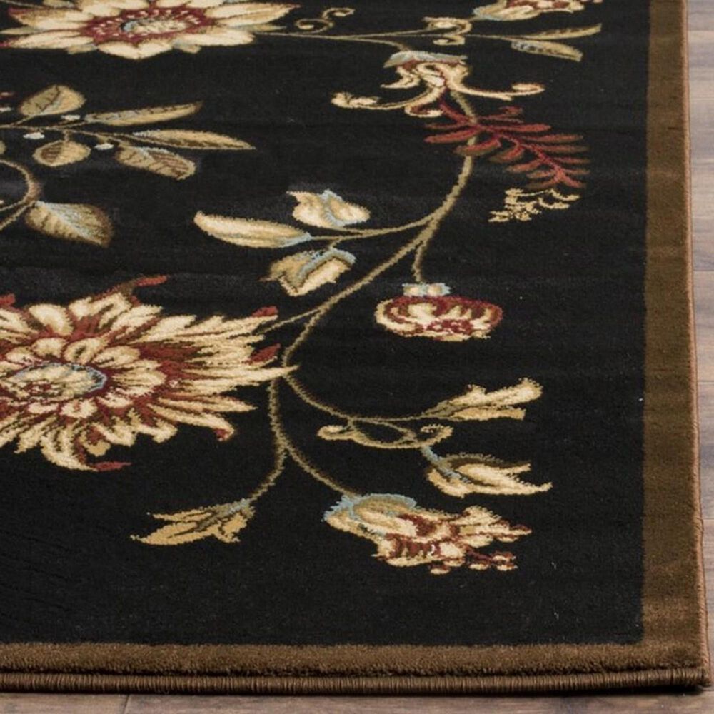 Safavieh Lyndhurst LNH552 4&#39; x 6&#39; Black and Multicolor Area Rug, , large
