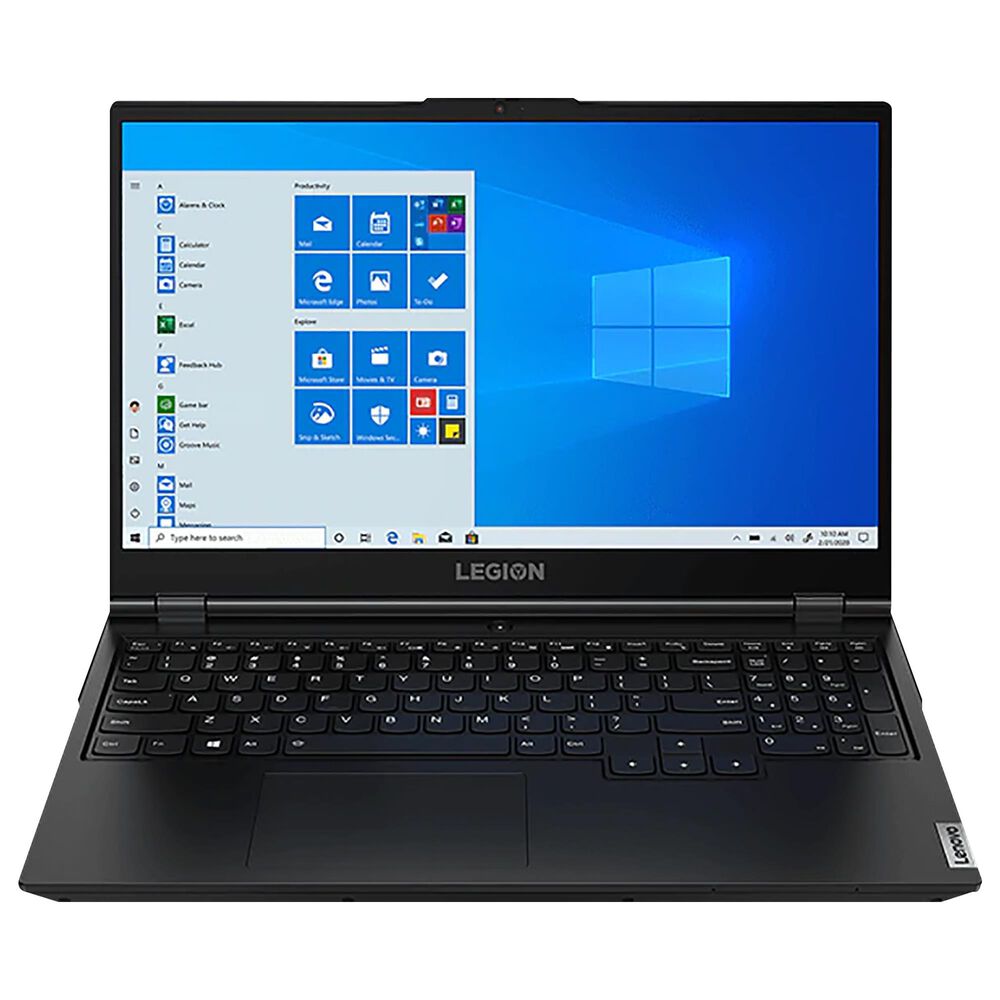 Lenovo Legion Gaming 15.6" Laptop | Intel Core i7-10750H - 8GB RAM - NVIDIA GeForce GTX 1650 Graphics - 1TB HDD + 256GB SSD in Phantom Black, , large
