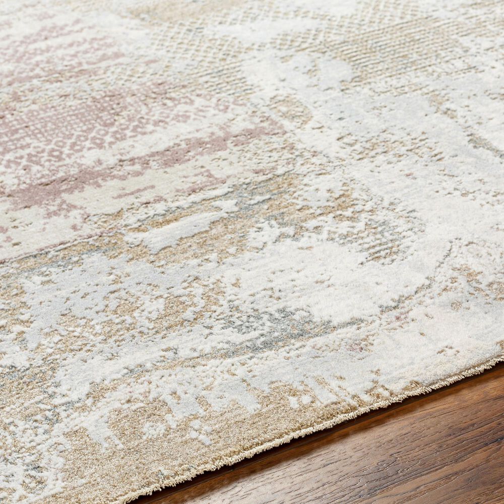 Surya Brunswick 5&#39; x 7&#39;5&quot; Cream, Light Slate, Taupe, Tan, Dusty Pink and Blue Area Rug, , large