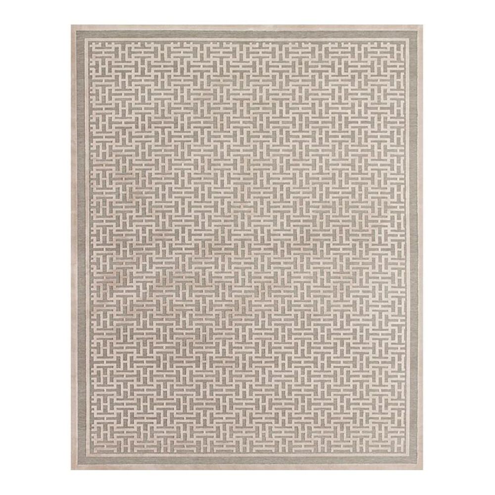Feizy Rugs Saphir Zam 3097F 2'6" x 8' Pewter/Light Gray Runner, , large