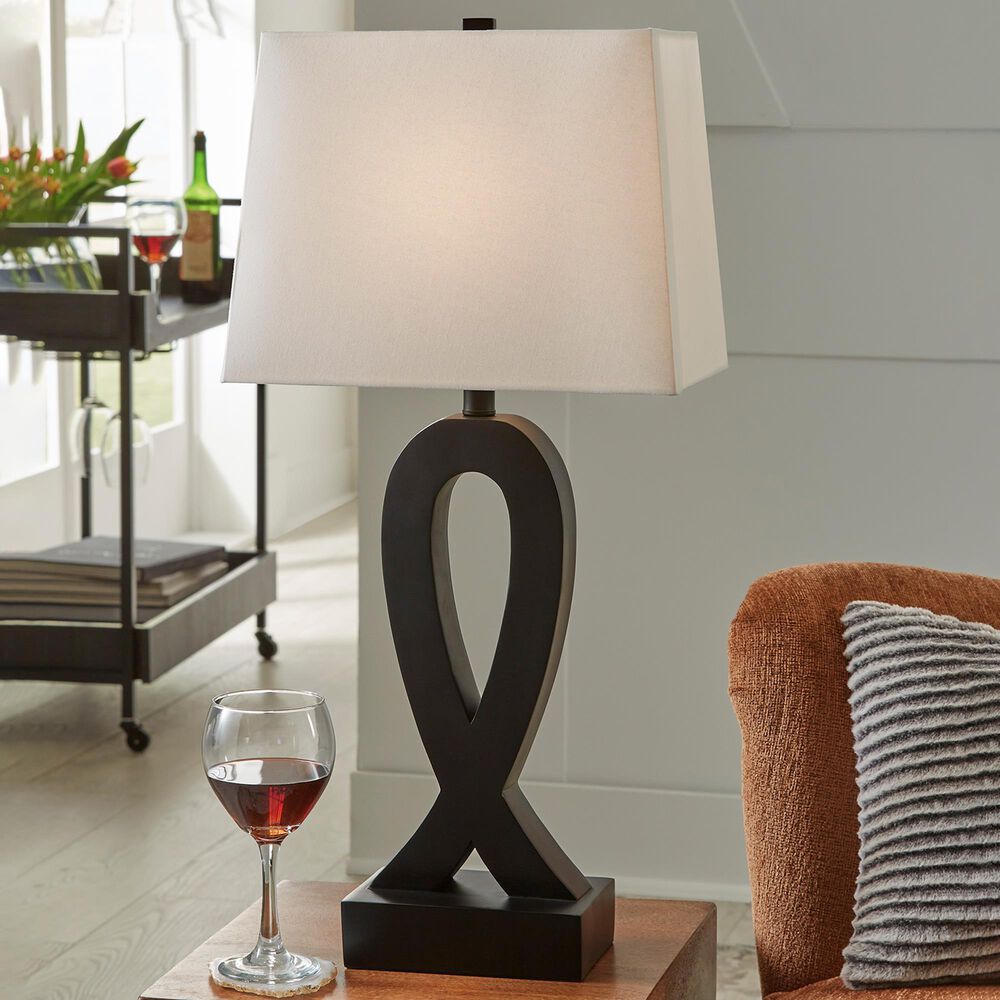 Ashley Markelton Table Lamp in Black, , large