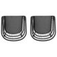 Hearth and Haven Terry Outdoor Dining Club Chair in Gray (Set of 2), , large