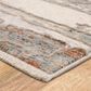 Karastan Solitude Silk Road 2"7" x 7"3" Cream Dark Grey Runner, , large