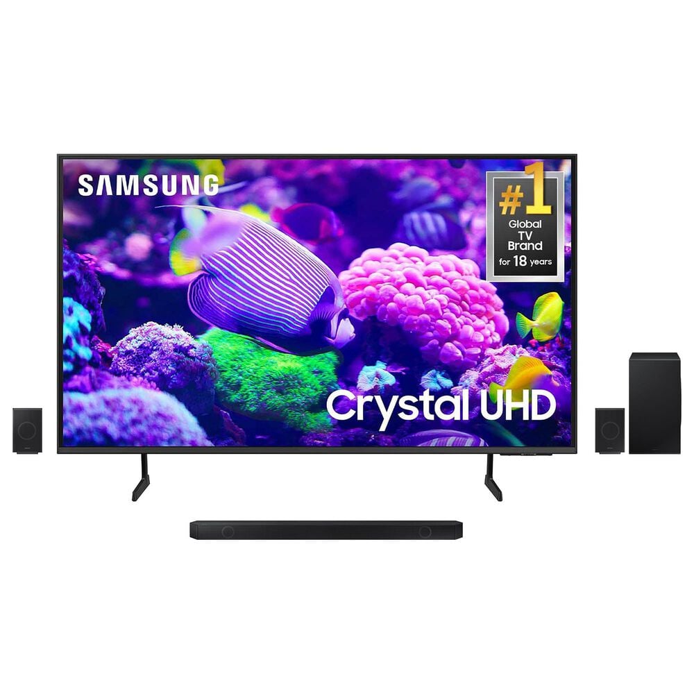 Samsung 85" 4K UHD w/Soundbar Sys, , large