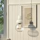 Creative Coop Cannon 1-Light Pendant in Ivory, , large