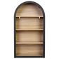 Hearth and Haven 4-Tier Arched Bookshelf in Black, , large