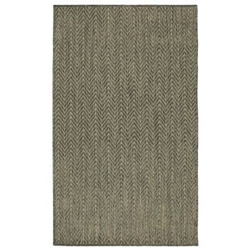Nourison Horizon HOZ02 Green 3" x 5" Indoor/Outdoor Area Rug, , large