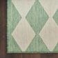 Nourison Positano Geometric Blue and Green 7" x 10" Indoor/Outdoor Area Rug, , large