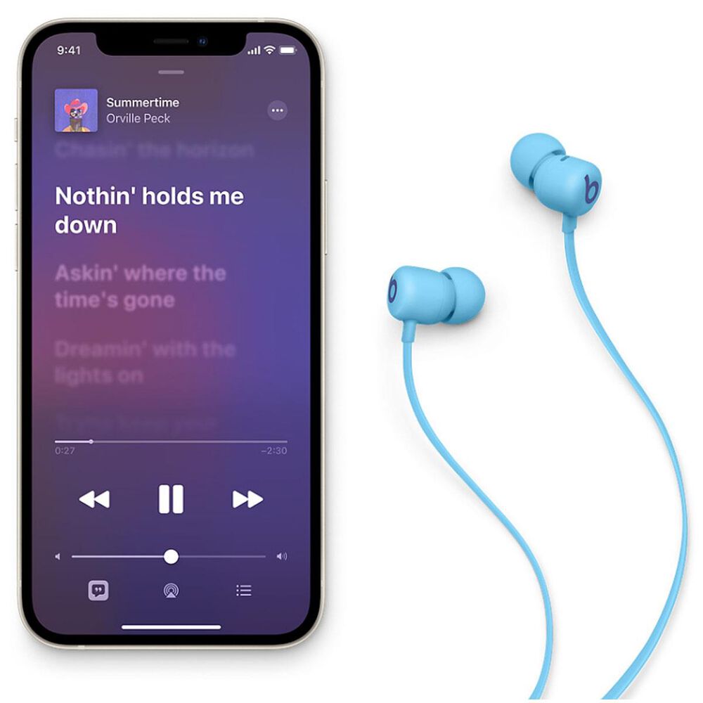 Beats Flex Wireless In-ear Headphones in Flame Blue, , large