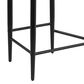 Morden Fort 26" Counter Stool with White Cushion in Black and Gold (Set of 2), , large