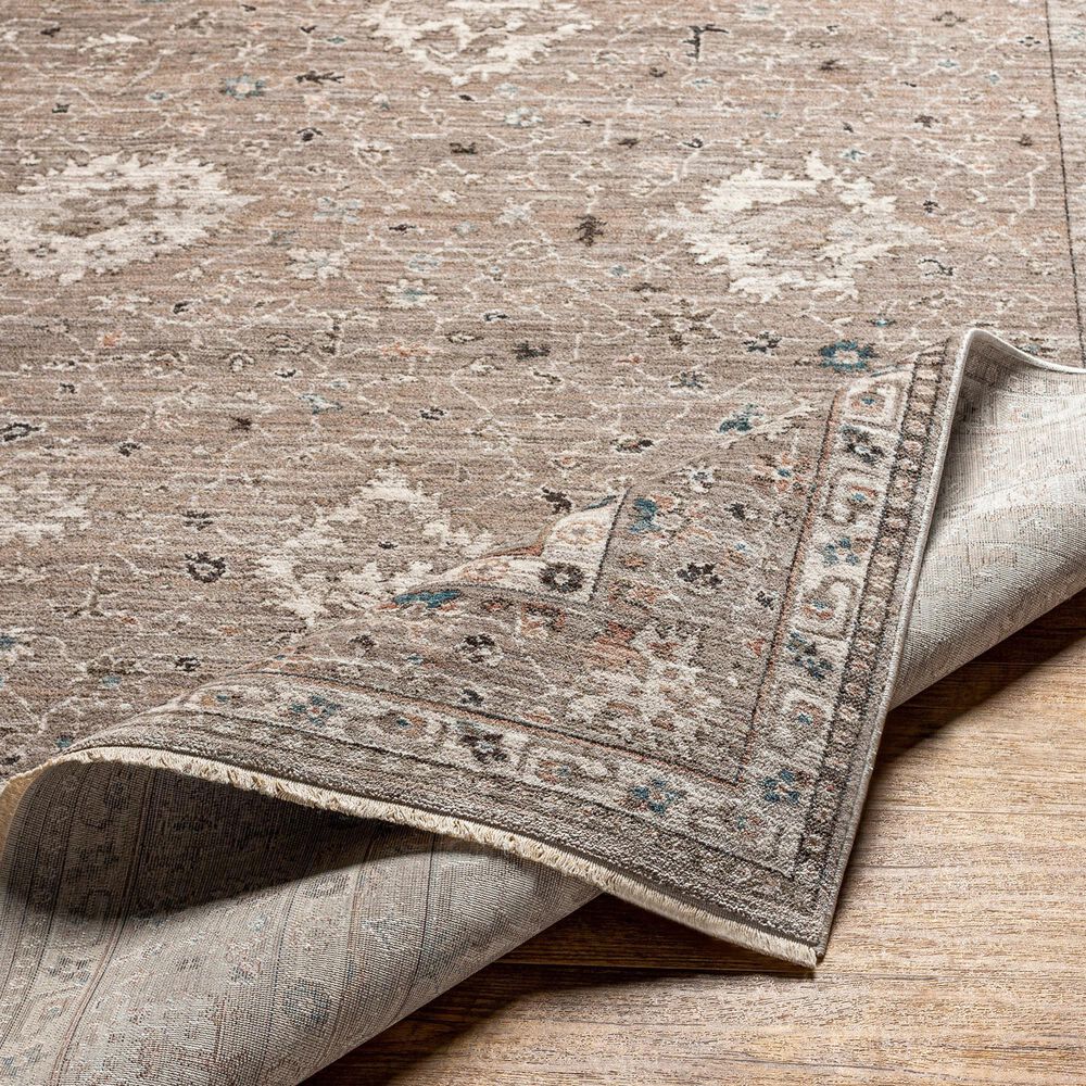Surya Carlisle 2&#39;11&quot; x 10&#39; Sage, Ivory, Pale Blue, Charcoal and Brown Runner, , large