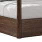 Ashley Dilenno California King Canopy Bed in Dark Brown, , large