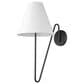 Golden Lighting Kennedy 1-Light Wall Sconce in Natural Black, , large