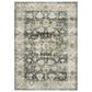 Oriental Weavers Charleston Floral 2" x 3" Charcoal Area Rug, , large