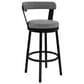 Blue River Naomi and Bryant 5-Piece Counter Height Dining Set in Matte Black, , large