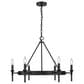 Golden Lighting Edinburgh 6-Light Chandelier in Matte Black, , large