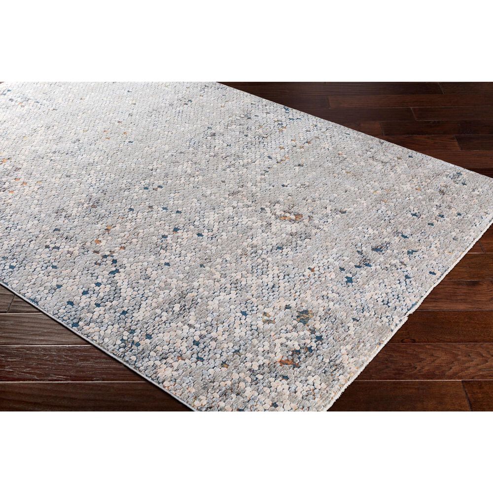 Surya Presidential Sage, Deep Teal, Ivory, Wheat and Orange 8&#39;10&quot; x 12&#39;10&quot; Area Rug, , large