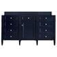 James Martin Brittany 60" Single Bathroom Vanity in Victory Blue, , large