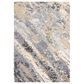 RIZZY Bolero Gray and Multicolor 4" x 6" Area Rug, , large