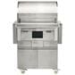 Coyote Outdoor 28" Gen3 Freestanding Pellet Grill with Cart in Stainless Steel, , large