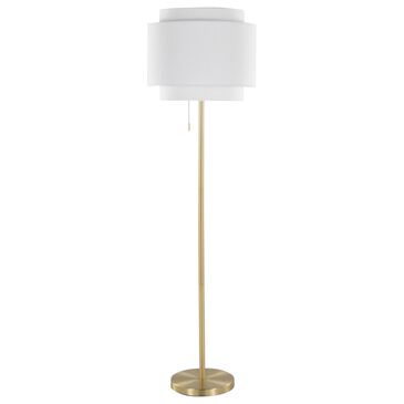 Grandview Gallery Tier Floor Lamp in Gold, , large