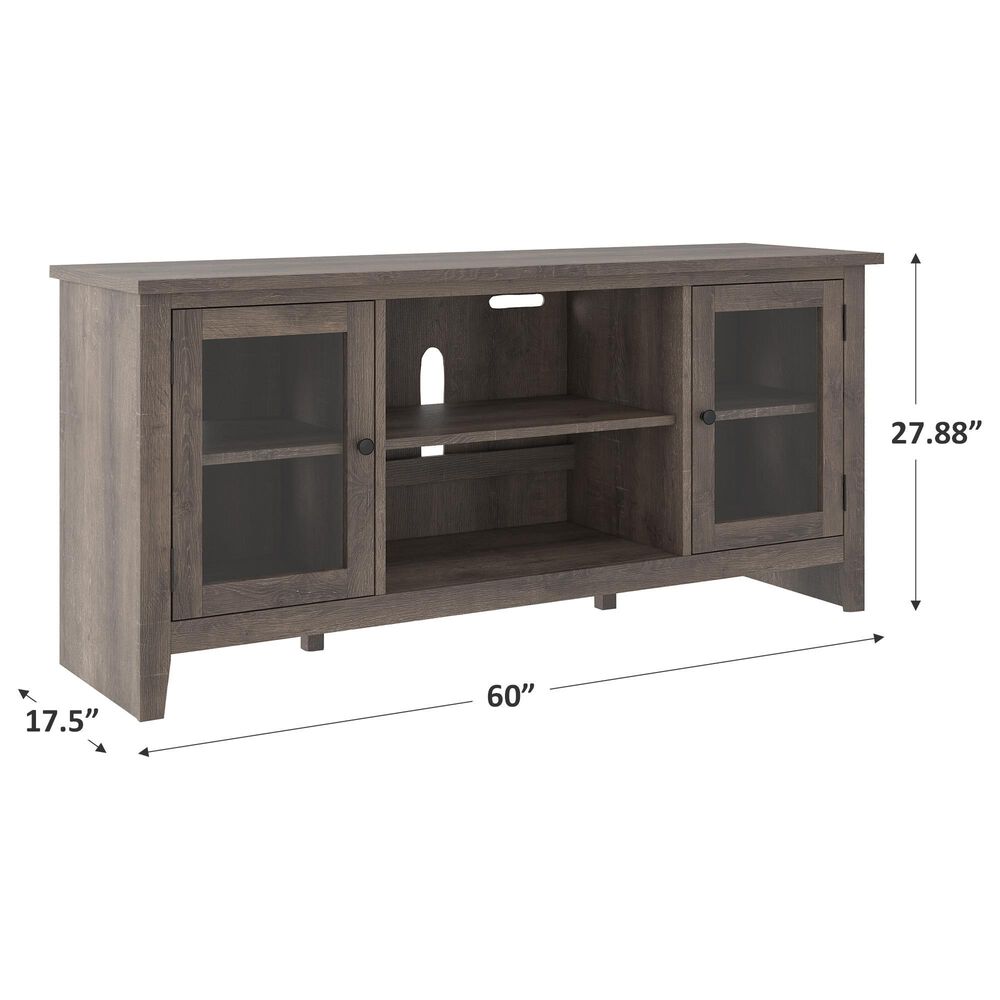 Signature Design by Ashley Arlenbry 60" TV Stand in Weathered Oak NFM