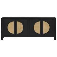 Ashley Cliffiings Accent Cabinet in Black and Natural