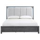 New Heritage Design Odessa 3-Piece King Bedroom Set in Charcoal and Silver, , large