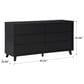 Ashley Danziar 6-Drawer Dresser in Matte Black, , large