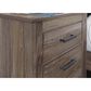 Signature Design by Ashley Zelen 2 Drawer Nightstand in Warm Gray, , large