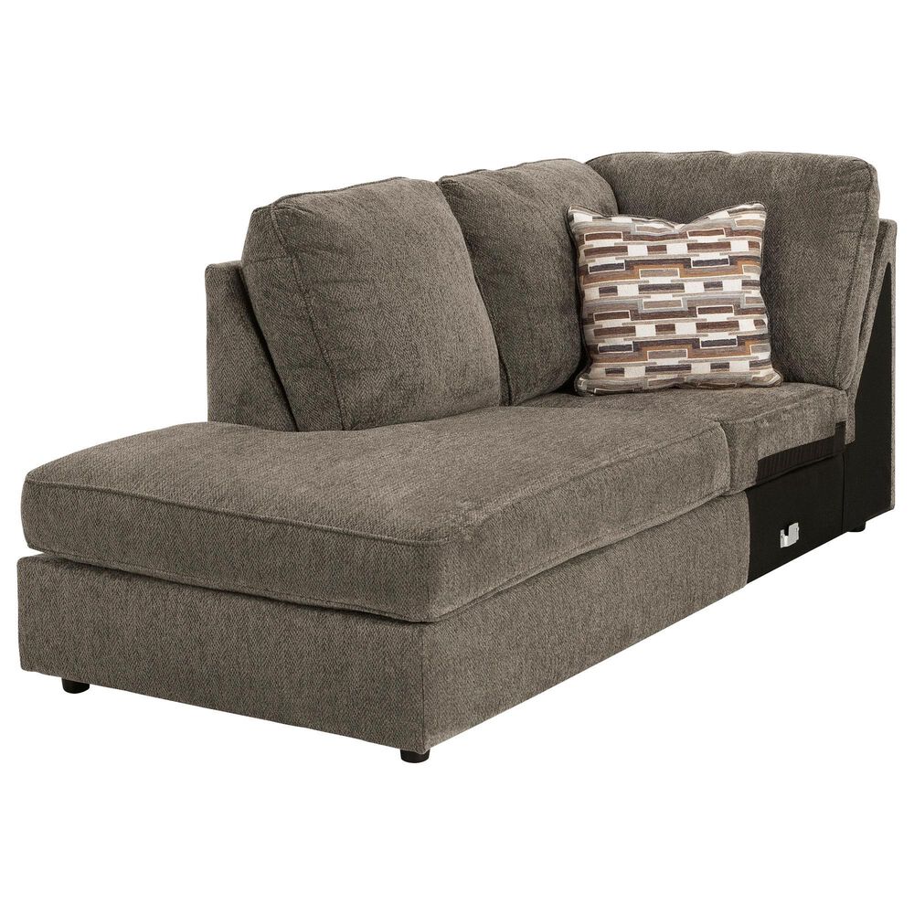 Ashley OPhannon 2-Piece U-Shaped Sectional with Right Facing Chaise and Left Facing Corner Chaise in Putty, , large