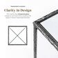 Furniture of America Lalia End Table with Tempered Glass Top and Bullnose Edge in Gun Metal, , large