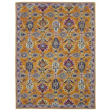 Amer Rugs Boho 7"6" x 9"6" Orange Area Rug, , large