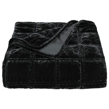 HiEnd Accents Stella 50" x 60" Throw in Black, , large