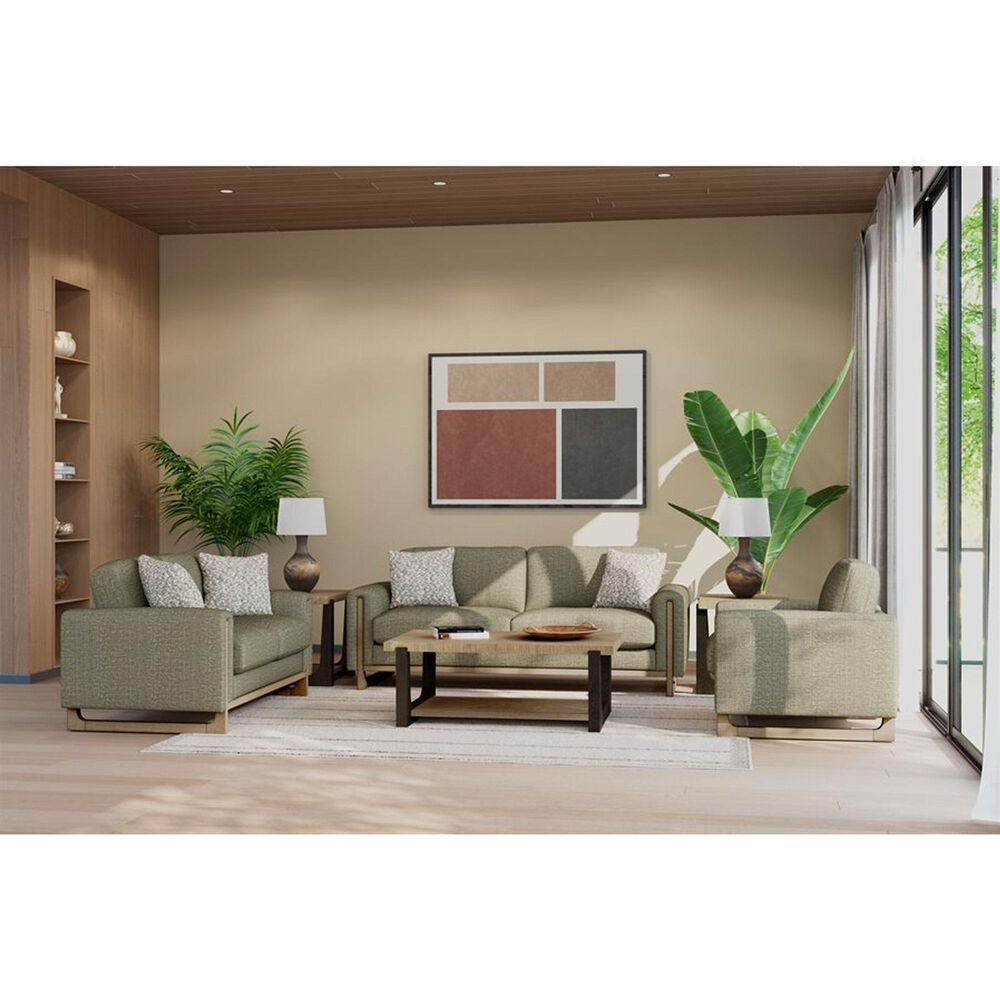 Golden Wave Furniture Sutton Place Arm Chair in Green, , large