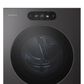 LG 5.8 Cu. Ft. Smart Front Load Washer and 9 Cu. Ft. Smart Electric Dryer Laundry Pair in Brushed Black Steel, , large