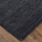 Feizy Luna 2"6" x 8" Black Area Rug, , large