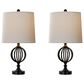 Timberlake Openwork Iron Orb Table Lamp in Matte Black (Set of 2), , large