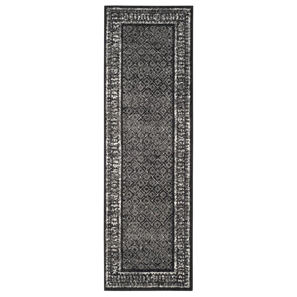 Safavieh Adirondack ADR110A-218 2&#39;6&quot; x 18&#39; Black/Silver Runner, , large