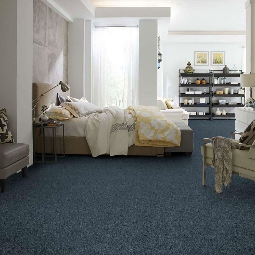 Shaw Find Your Comfort TT Blue Carpet in Wished Indigo, , large