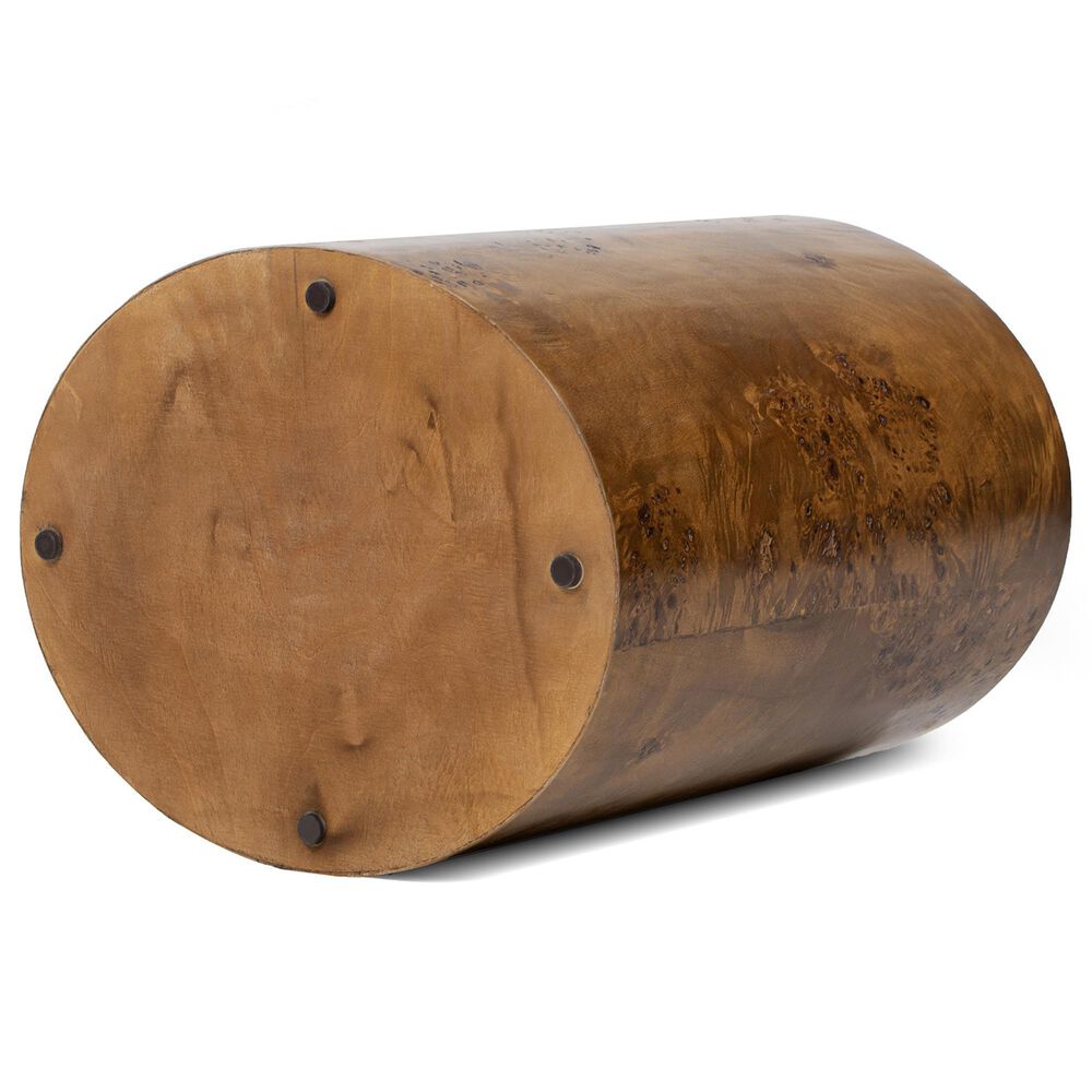 Jennifer Taylor Home Nebula 20" Side Table in Medium Brown Walnut, , large